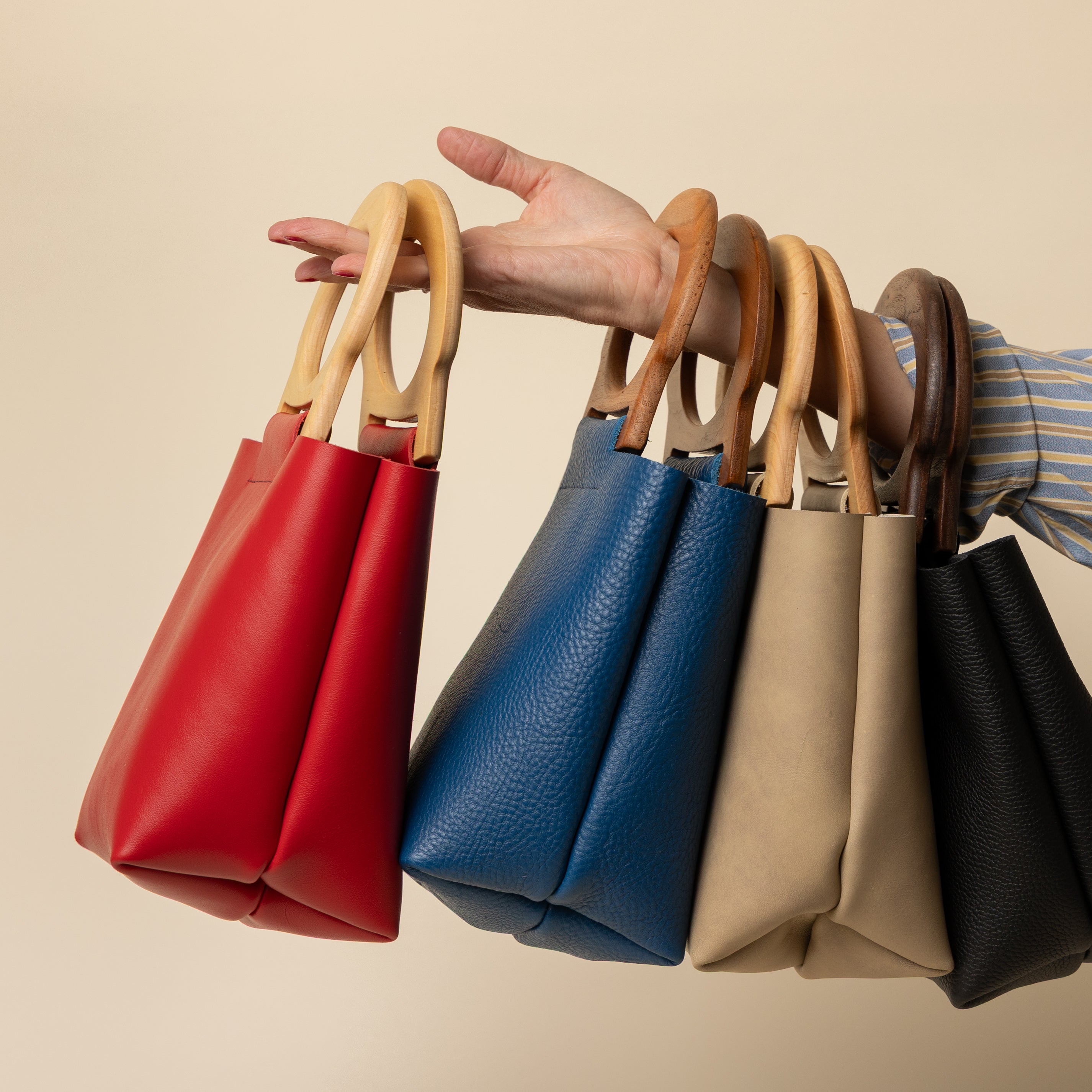 Lapis/Cherry Mini Picnic Tote