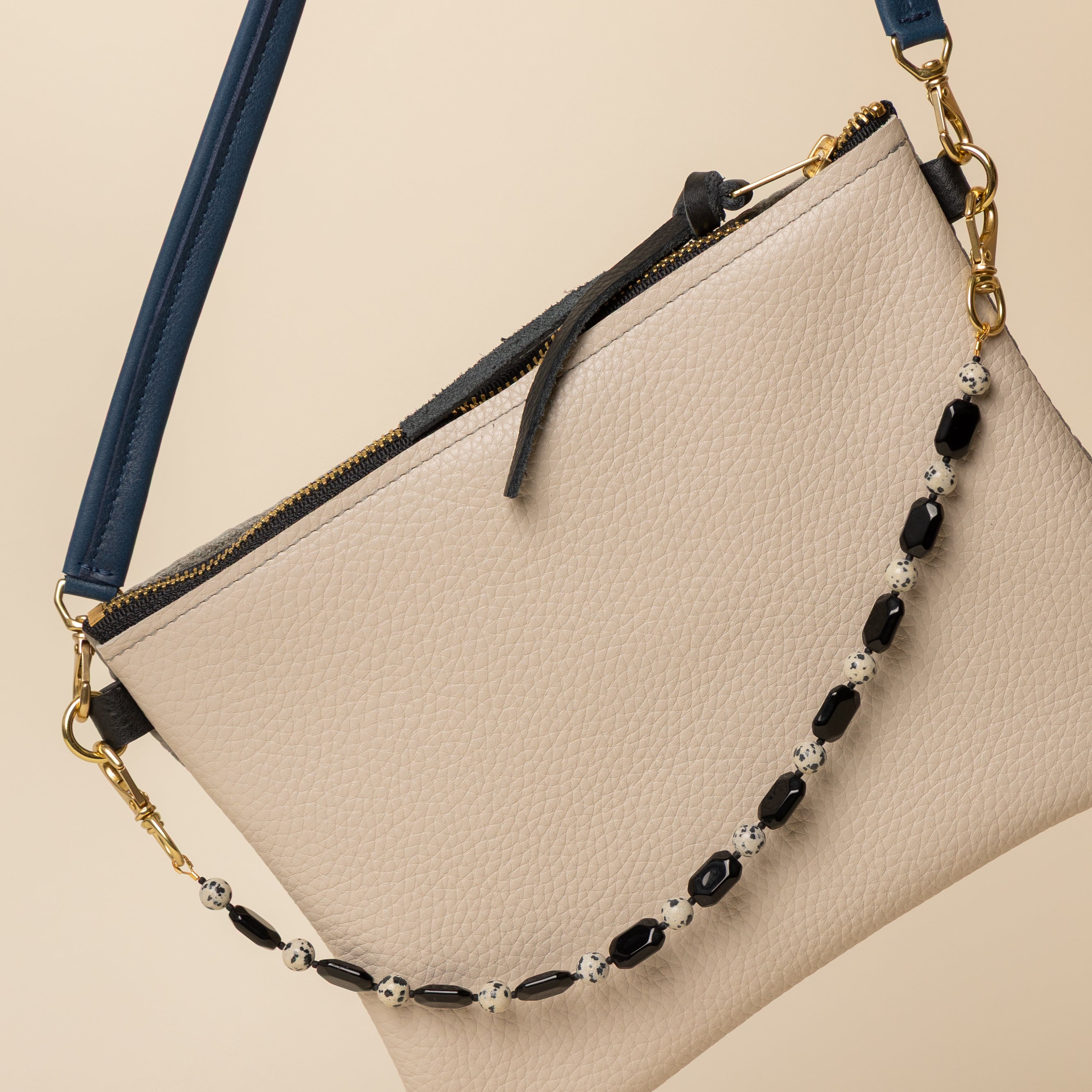 Chalk White/Upcycled Pebble Grey Crossbody