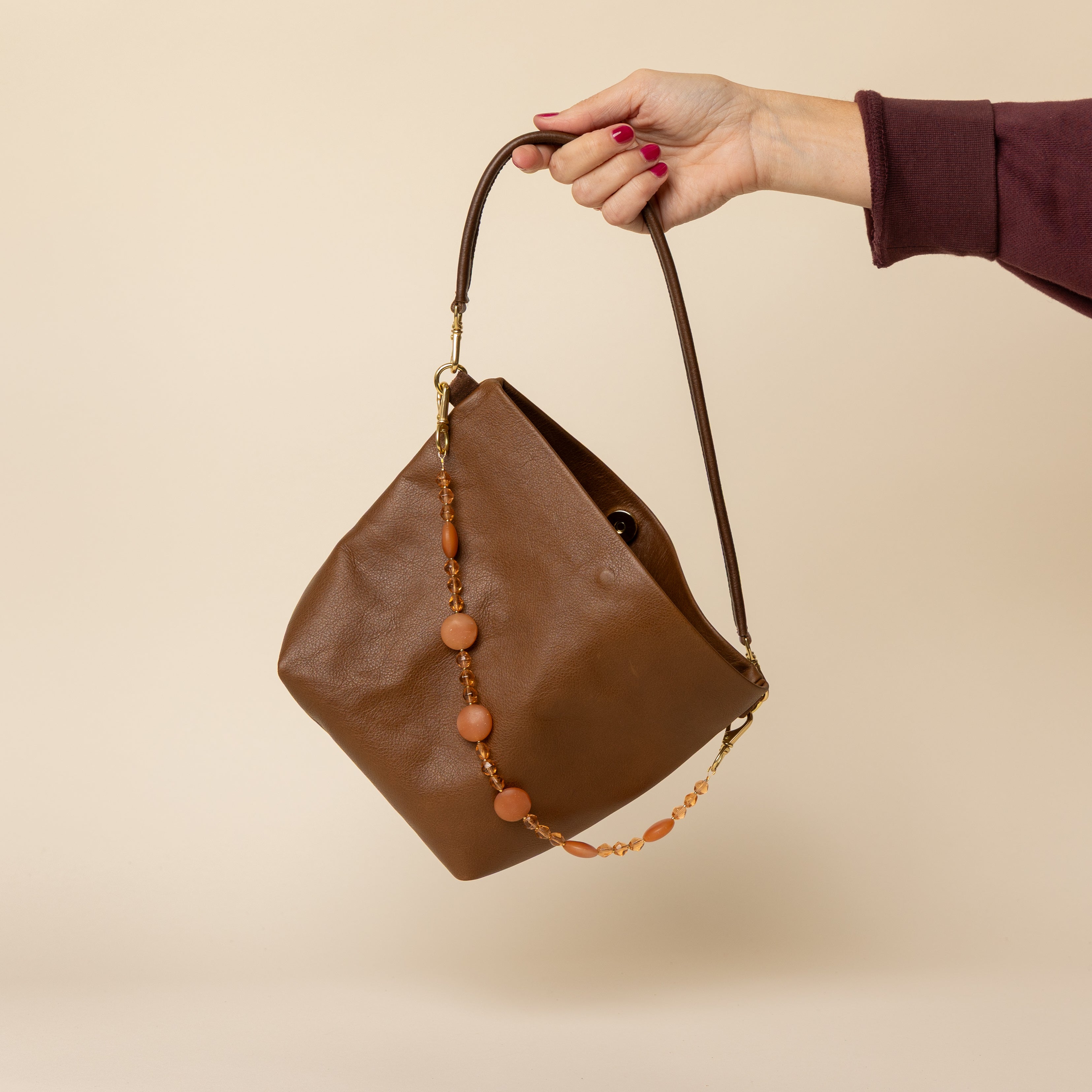 Creamsicle Beaded Handle