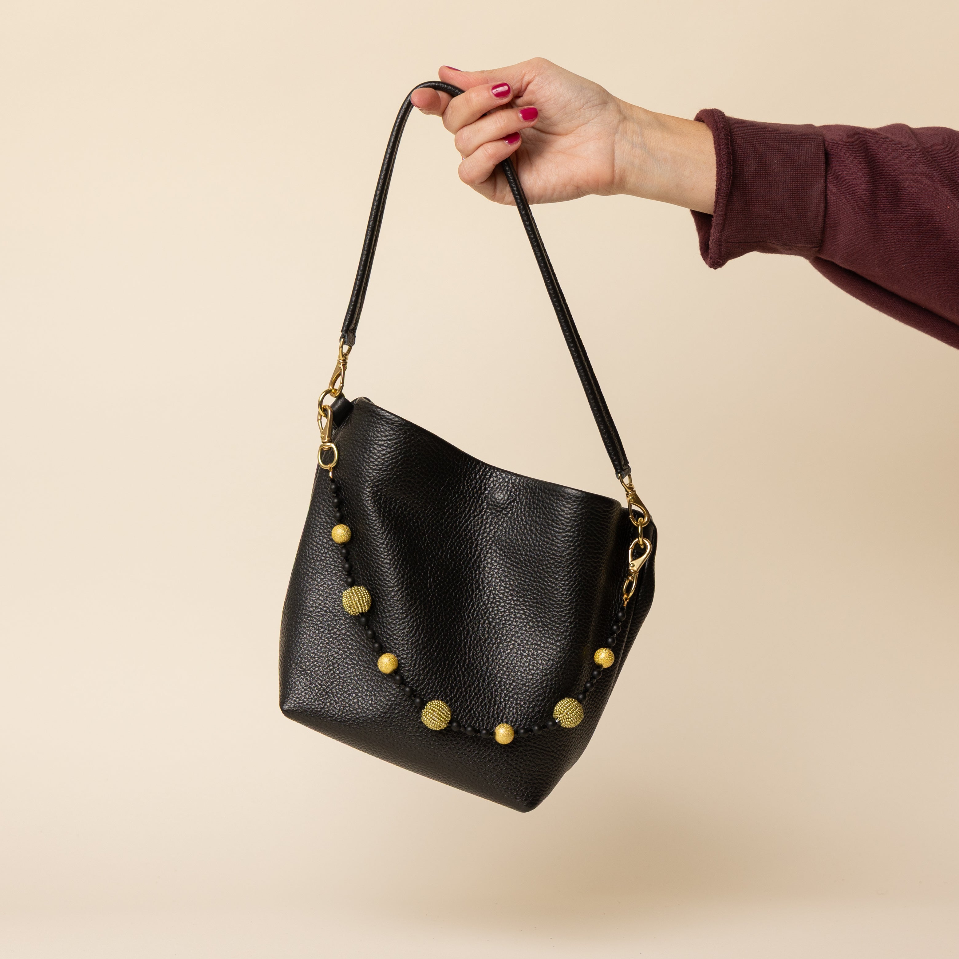 Black Pebble Grain Party Bucket