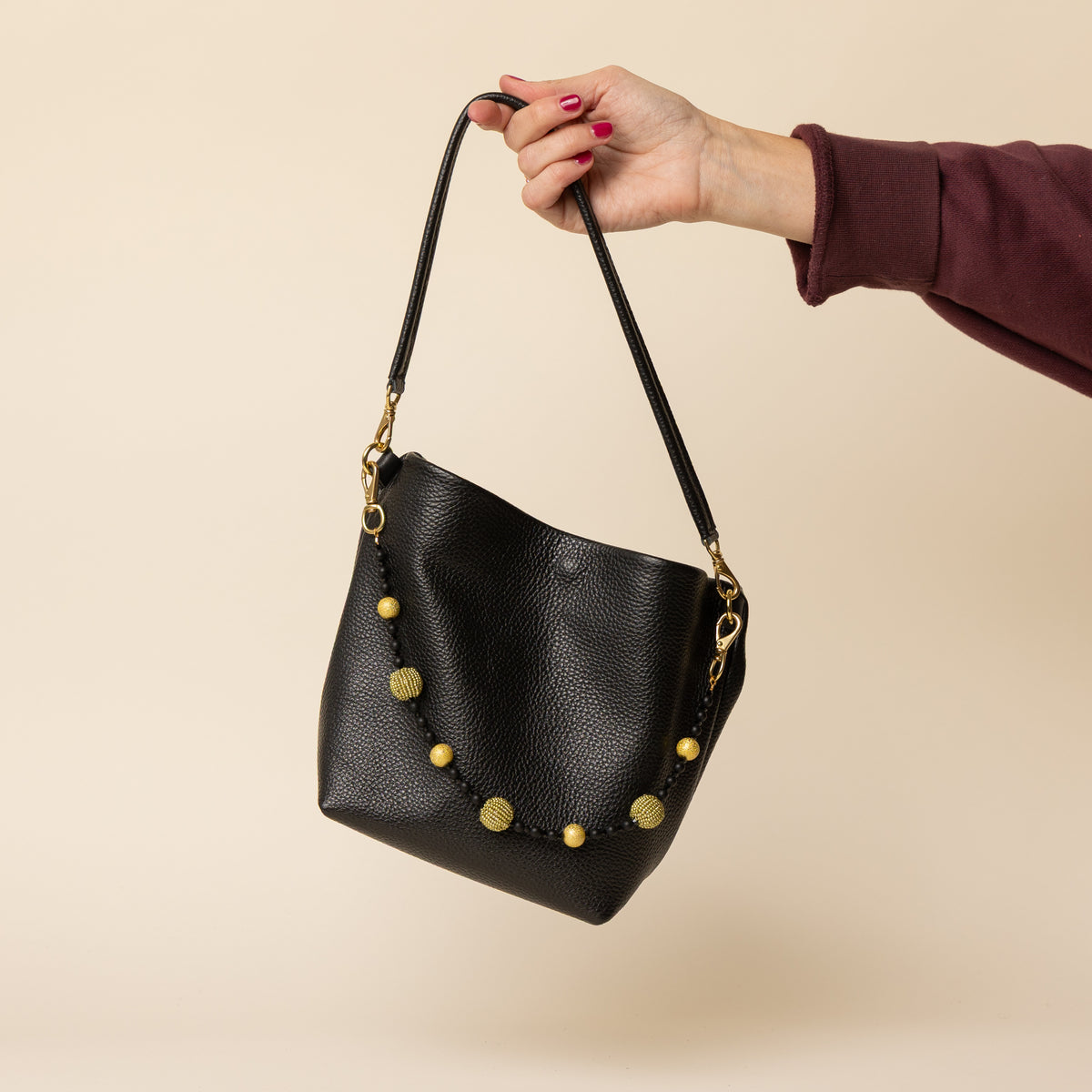 Black Pebble Grain Party Bucket