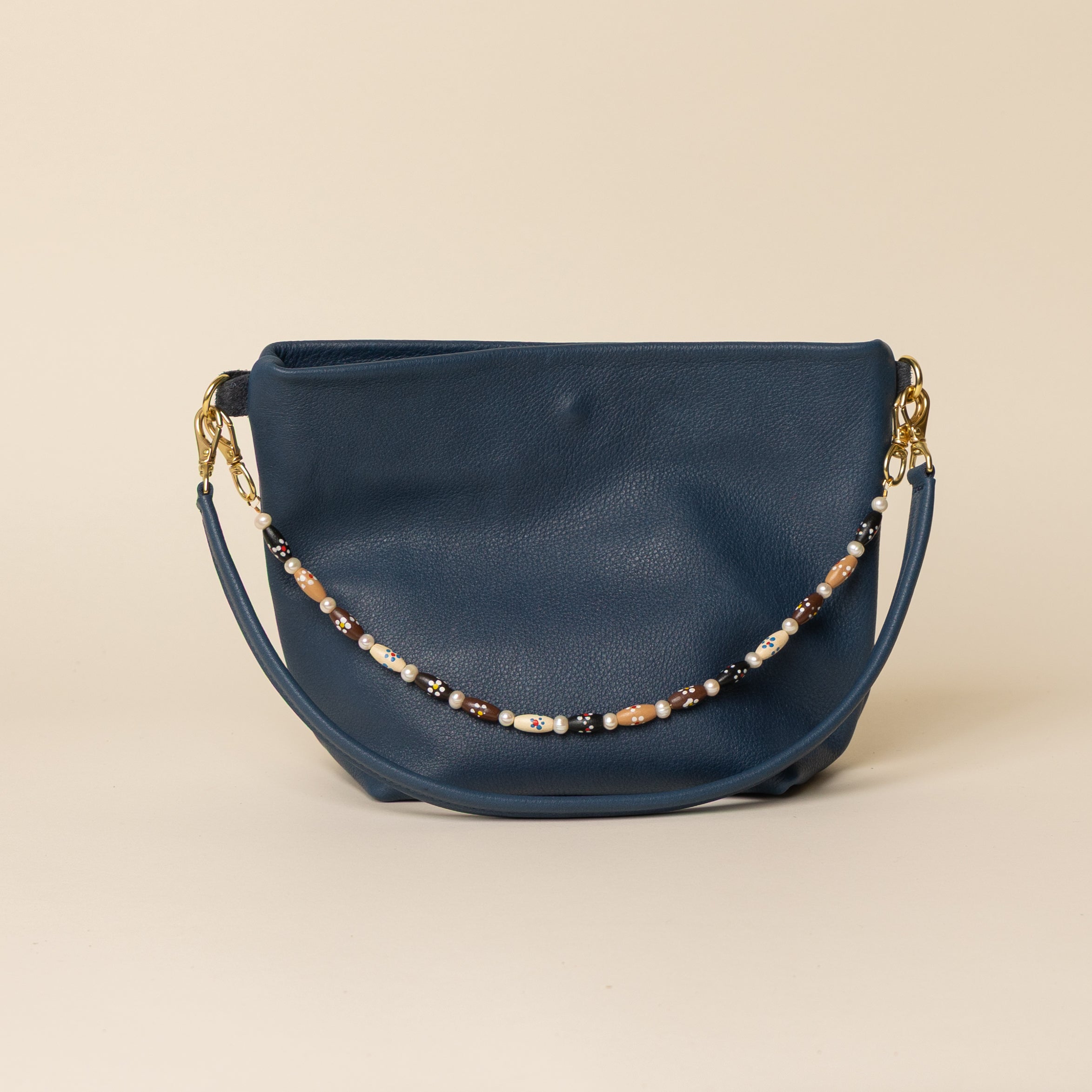 Folk Flowers Beaded Handle