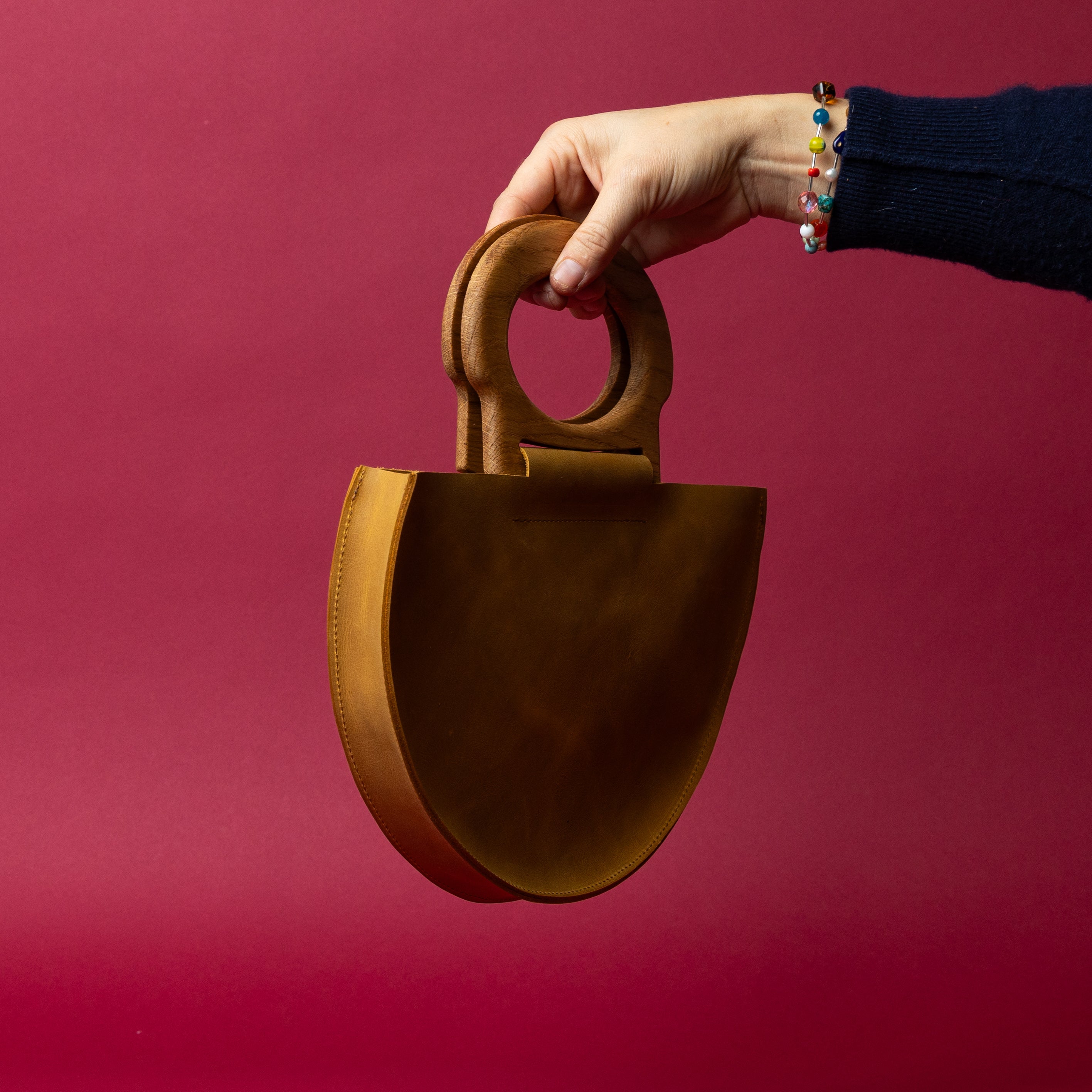 Goldenrod/Oak Crescent Woodie