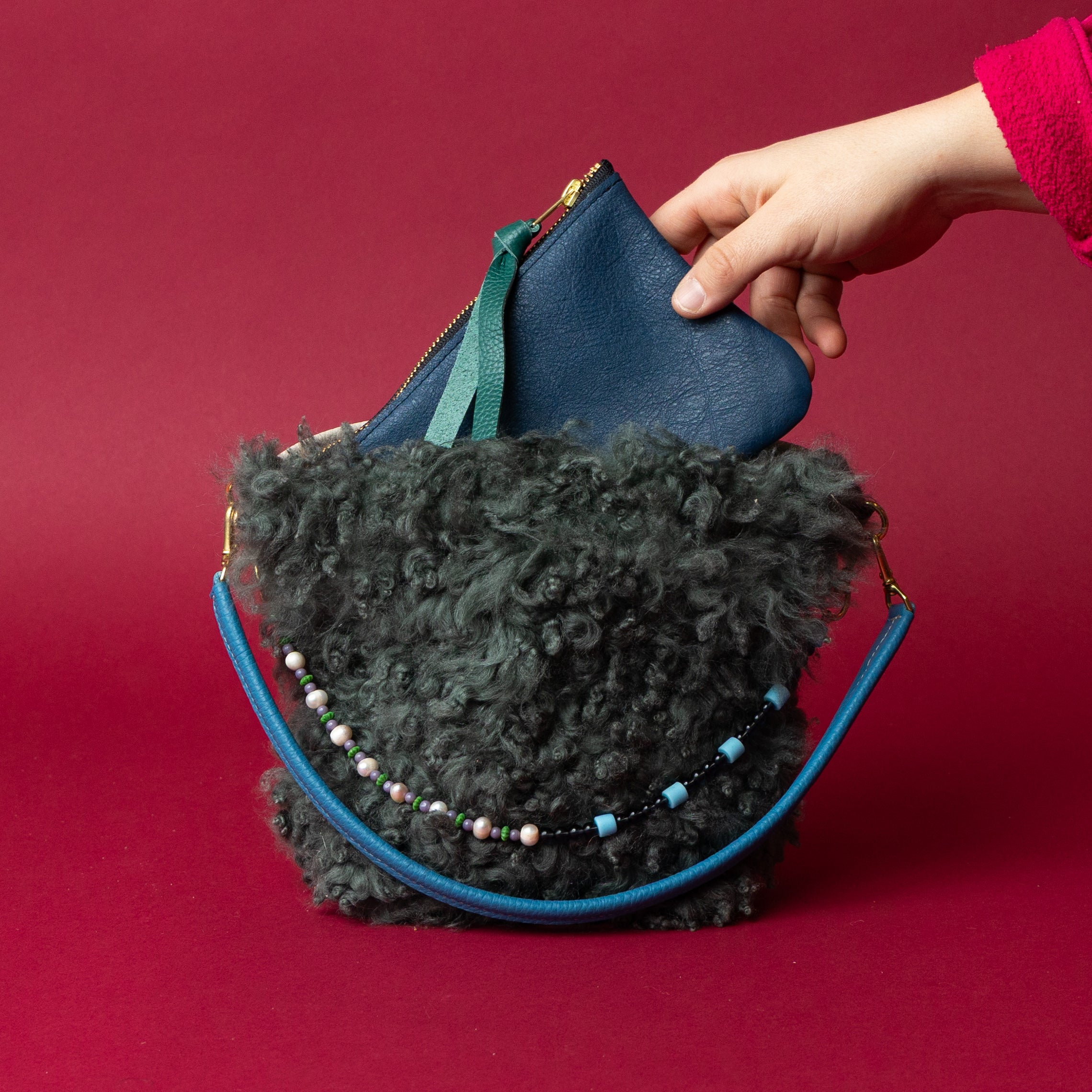 Blue Spruce Lambswool Party Bucket