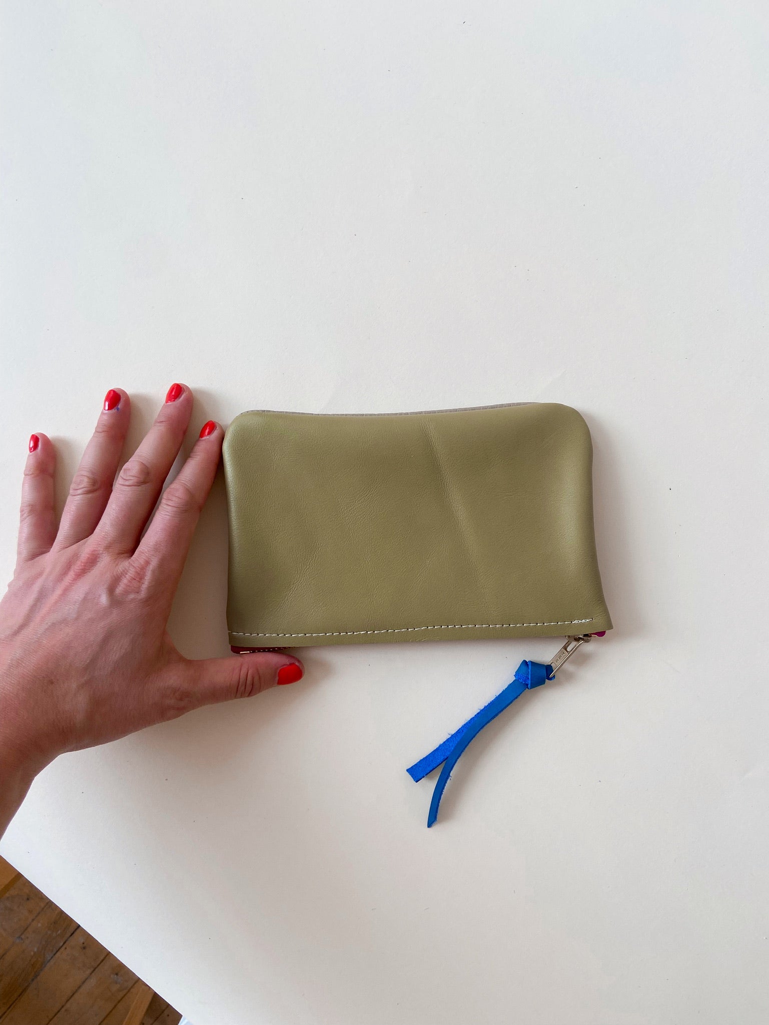 Olive Green/Beige Essential Pouch