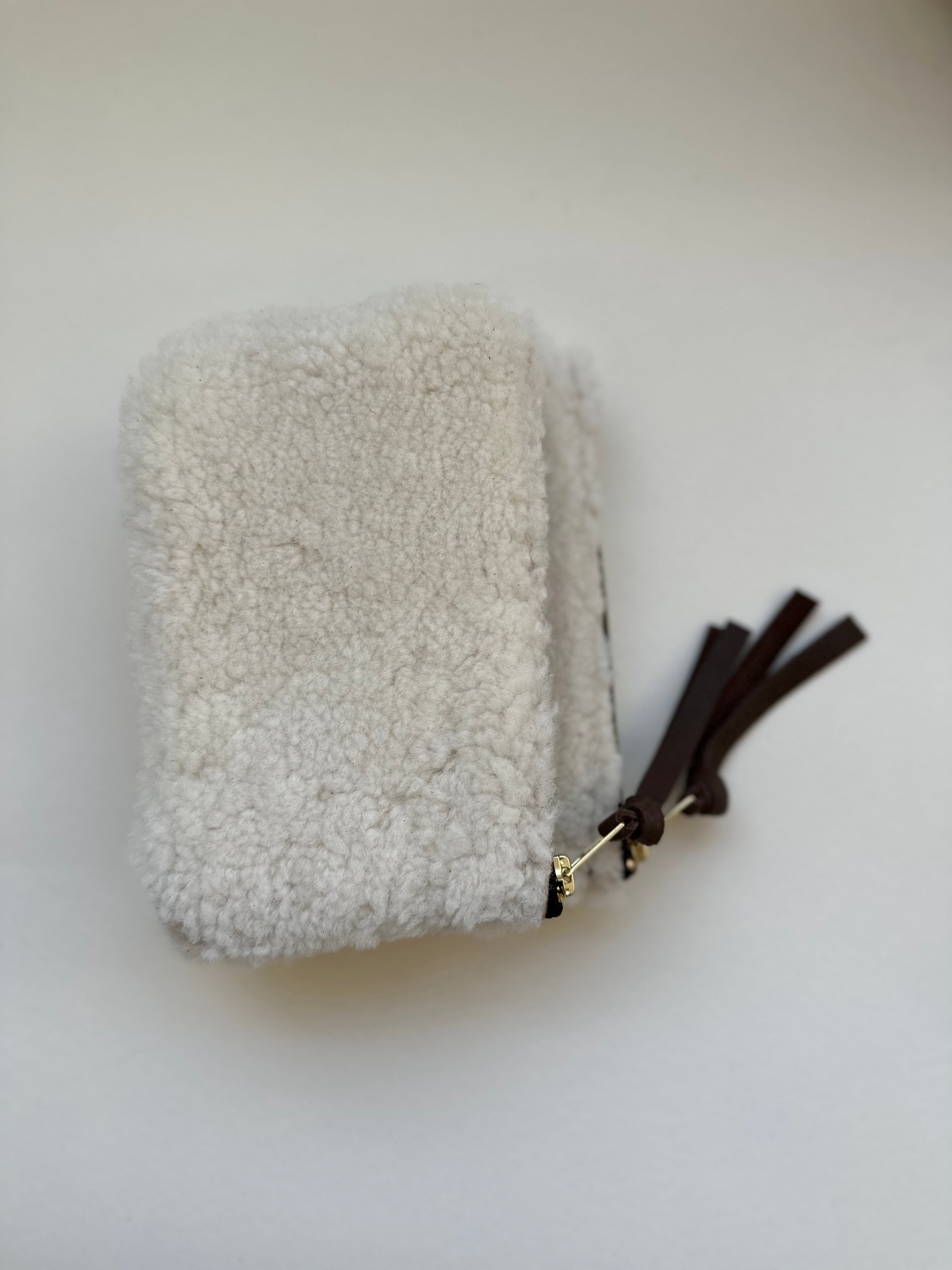 Ivory Lambswool Essential Pouch