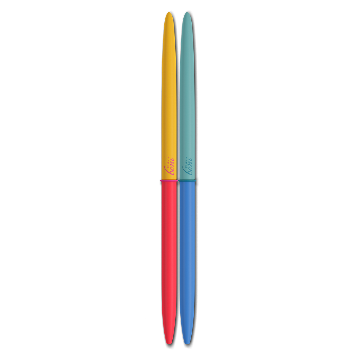 Colorblock Slim Pens Set of 2